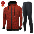 Wholesale Plain Sports Wear Zip up/Pullover/Xxxl Hoodies Stripe Sports Track Suit Custom Hoodies with Zipper